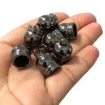 Terminal Colagem Abs 14x20mm Grafite – 20 Unds - Imagem 4