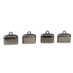 Terminal Colagem Abs Retangular 16x18mm Grafite - 19 Unds - Imagem 4