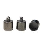 Terminal Colagem Abs Cilindro 14x19mm Grafite - 15 Unds