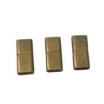 Fecho Imã Retangular 12x25mm Ouro Velho - 1 Und - Imagem 4
