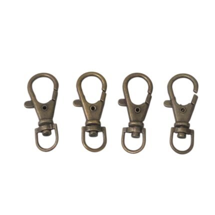 Fecho Mosquetão 42mm Ouro Velho - 1 Und