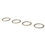 Argola Zamac 21mm Ouro Velho - 5 Unds