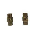 Fecho Imã Colagem 10x17mm Ouro Velho - 1 Und