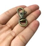 Fecho Mosquetão 37mm Ouro Velho - 1 Und - Imagem 3