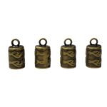 Terminal Colagem Trabalhado 10x20mm Ouro Velho - 2 Unds - Imagem 3