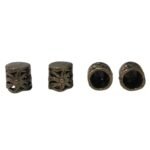 Terminal Colagem Vazado 12mm Ouro Velho - 2 Unds