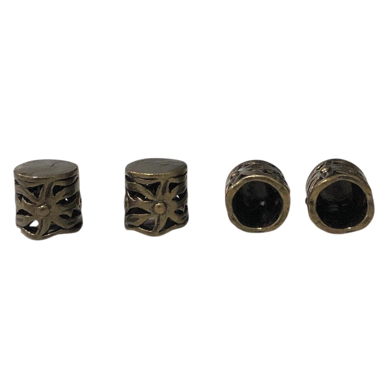 WhatsApp Image 2026-07-01 at 10.33.10 Terminal Colagem Vazado 12mm Ouro Velho - 2 Unds - Imagem 1