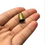 Terminal Colagem Cone 20mm Ouro Velho - 1 Und - Imagem 3