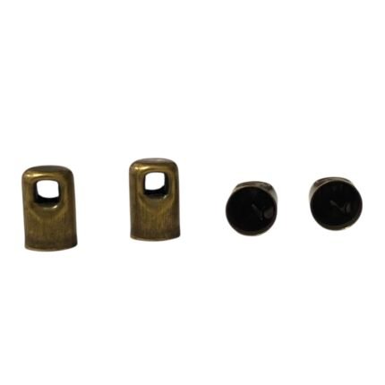 Terminal Colagem Cilindro 5x9mm Ouro Velho - 4 Unds