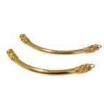 Entremeio Curvado Trabalhado 85mm Dourado Exclusivo - 1 Und