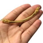Entremeio Curvado Trabalhado 85mm Dourado Exclusivo - 1 Und - Imagem 4