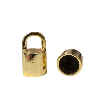Terminal Colagem 12x27mm Dourado Exclusivo - 1 Und