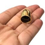 Terminal Colagem 14x26mm Dourado Exclusivo - 1 Und - Imagem 4
