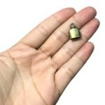 Terminal Colagem 12x17mm Ouro Velho - 2 Unds - Imagem 2