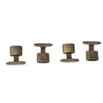 Terminal Colagem T Riscado 18mm Ouro Velho - 2 Unds - Imagem 4