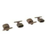 Terminal Colagem T Riscado 18mm Ouro Velho - 2 Unds