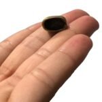 Terminal Colagem Trabalhado 13x15mm Ouro Velho - 1 Und - Imagem 3