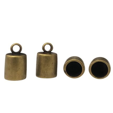 Terminal Colagem 10x18mm Ouro Velho - 1 Und