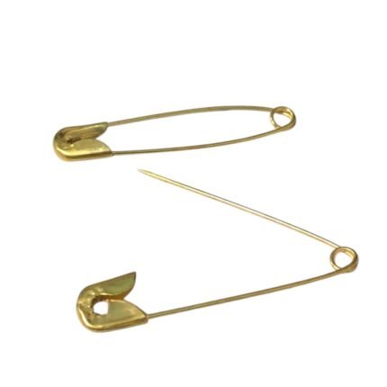Alfinete Segurança Nº3 Dourado - 10 Unds
