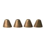 Terminal Colagem C/ Furo 14x18mm Ouro Velho - 1 Und - Imagem 4