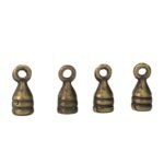 Terminal Colagem Trabalhado 6x13mm Ouro Velho - 1 Und - Imagem 4