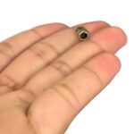 Terminal Colagem Trabalhado 6x13mm Ouro Velho - 1 Und - Imagem 3