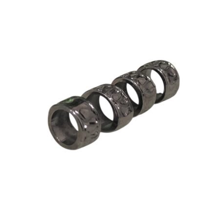 Entremeio Trabalhado 10mm Grafite - 1 Und