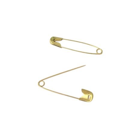 Alfinete Segurança Nº2 Dourado – 10 Unds