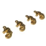 Pingente Cavalo Marinho 27mm Dourado Exclusivo - 1 Und - Imagem 4