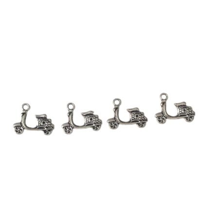 Pingente Lambreta 13mm Níquel - 20 Gramas