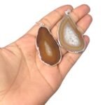 Pingente Pedra Disforme Níquel – 1 Und - Imagem 2
