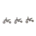 Pingente Moto 17mm Níquel - 20 Gramas