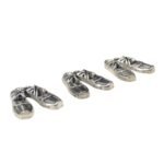 Pingente Sapatinha 20mm Níquel - 20 Gramas - Imagem 4