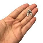 Pingente Sapatinha 20mm Níquel - 20 Gramas - Imagem 2