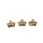 Caneca Abs Curvado 13x15mm Dourado Exclusivo - 1 Und