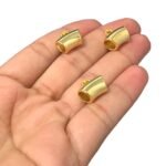 Caneca Abs Curvado 13x15mm Dourado Exclusivo - 1 Und - Imagem 3