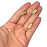 Caneca Abs Curvado 13x15mm Dourado Exclusivo - 1 Und - Imagem 2