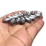 Broche Termocolante 37x86mm Cristal Acrílico - 1 Und - Imagem 3