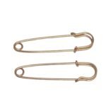 Alfinete Segurança 65mm Liso Dourado - 1 Und