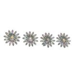 Broche Termocolante Flor 37x37mm Cristal Acrílico - 1 Und - Imagem 3