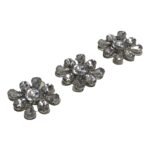 Broche Termocolante Flor 26x26mm Cristal Acrílico – 1 Und - Imagem 4