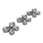 Broche Termocolante Borboleta 30x31mm Cristal Acrílico - 1 Und