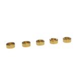 Entremeio Abs Redondo 8mm Dourado Exclusivo - 1 Und - Imagem 4