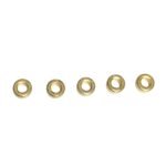 Entremeio Abs Redondo 8mm Dourado Exclusivo - 1 Und