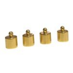 Terminal Colagem Abs Cilindro 12x20mm Dourado – 1 Und - Imagem 4
