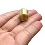 Terminal Colagem Abs Cilindro 12x20mm Dourado – 1 Und - Imagem 3