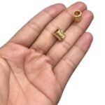 Entremeio Trabalhado 8x10mm Dourado Exclusivo - 1 Und - Imagem 2