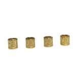 Entremeio Trabalhado 8x10mm Dourado Exclusivo - 1 Und