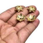 Tulipa Abs Trabalhado 17mm Dourado Exclusivo – 1 Und - Imagem 3
