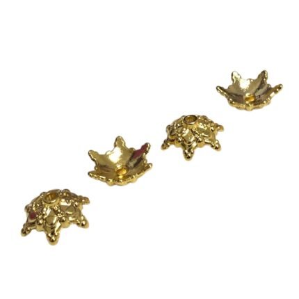 Tulipa Abs Trabalhado 17mm Dourado Exclusivo – 1 Und